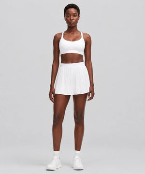 Avensai AeroPleat Tennis Skirt - White