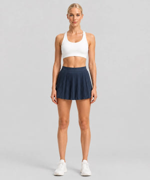 Avensai AeroPleat Tennis Skirt - Navy Blue