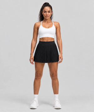 Avensai AeroPleat Tennis Skirt - Black