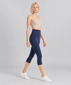 Avensai BareForm Crop Leggings 17" - Navy Blue
