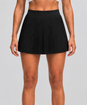 Avensai AeroPleat Tennis Skirt - Black