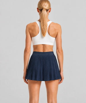Avensai AeroPleat Tennis Skirt - Navy Blue