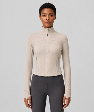Avensai Sculpt Ribbed Jacket - Oak brown