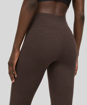 Avensai Softform High-Rise Kick-Flare Leggings, 23″ - Brown