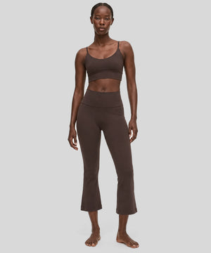 Avensai Softform High-Rise Kick-Flare Leggings, 23″ - Brown