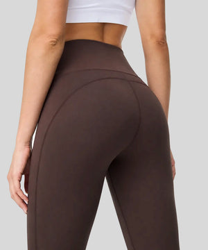 Avensai Curve-Sculpt High-Rise Flare Leggings, 30″ - Brown