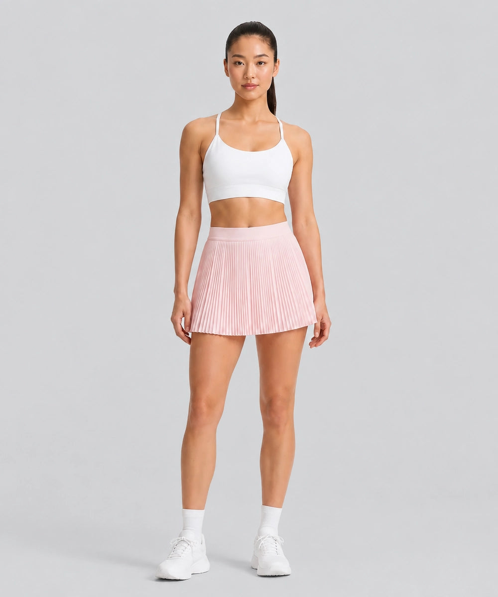Avensai AeroPleat Tennis Skirt - Hazy powder