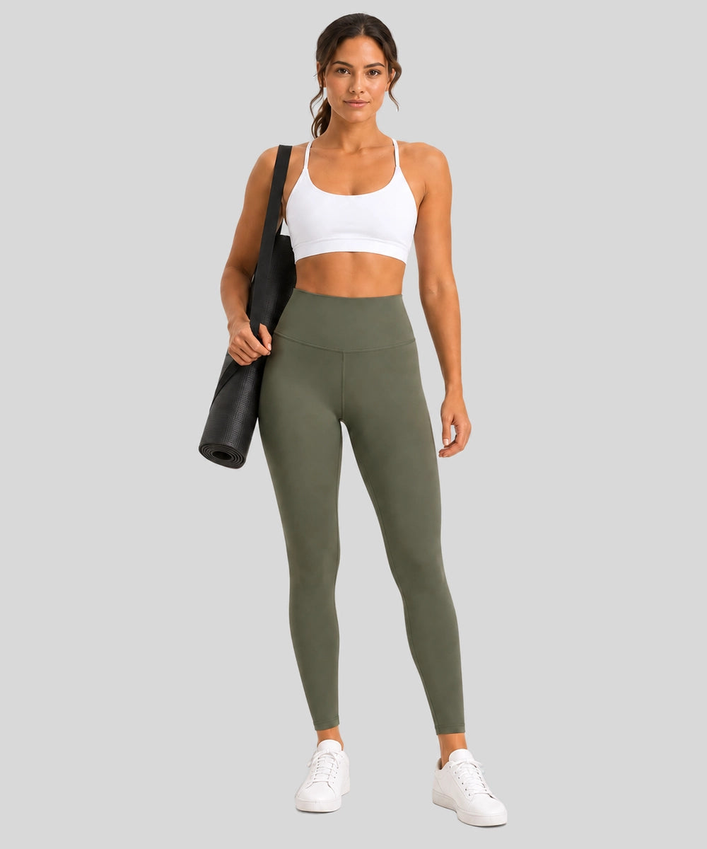 Avensai BareForm High-Rise Leggings 25", Green - Olive Green