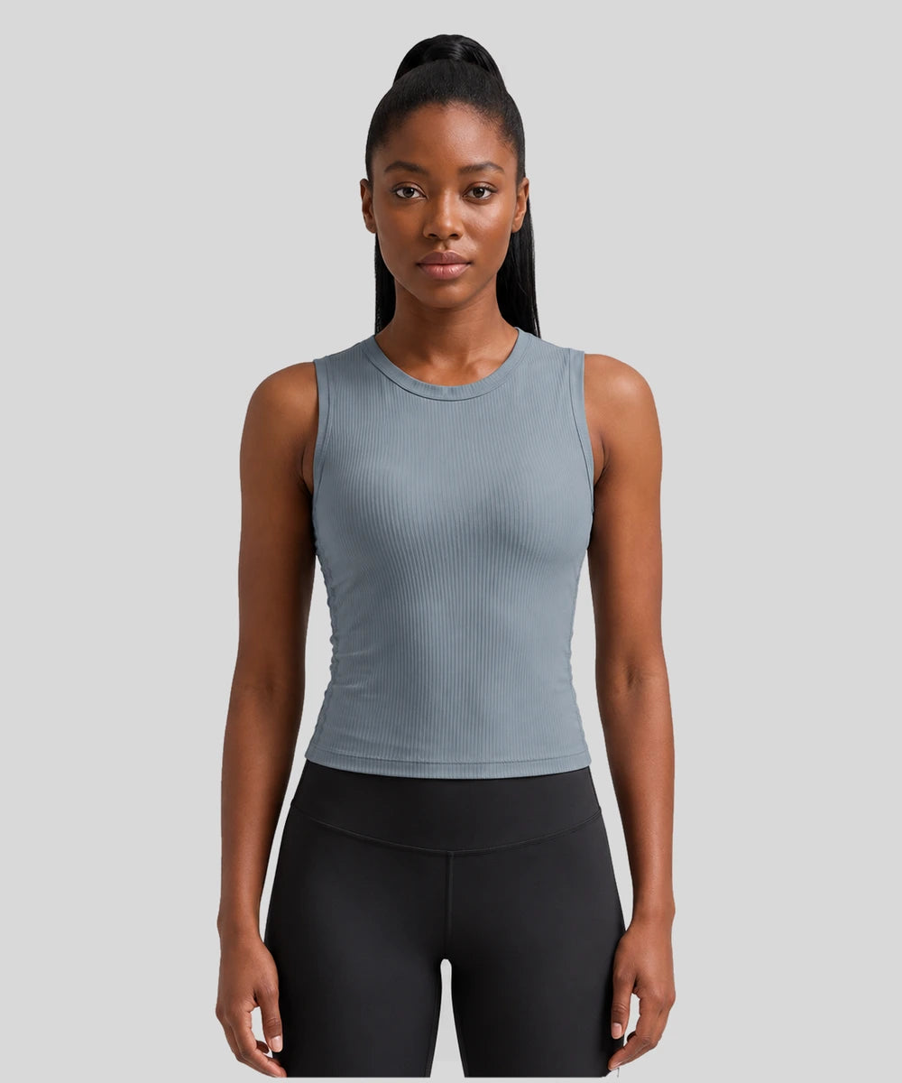 Avensai SculptRib gerafftes Trainings-Tanktop