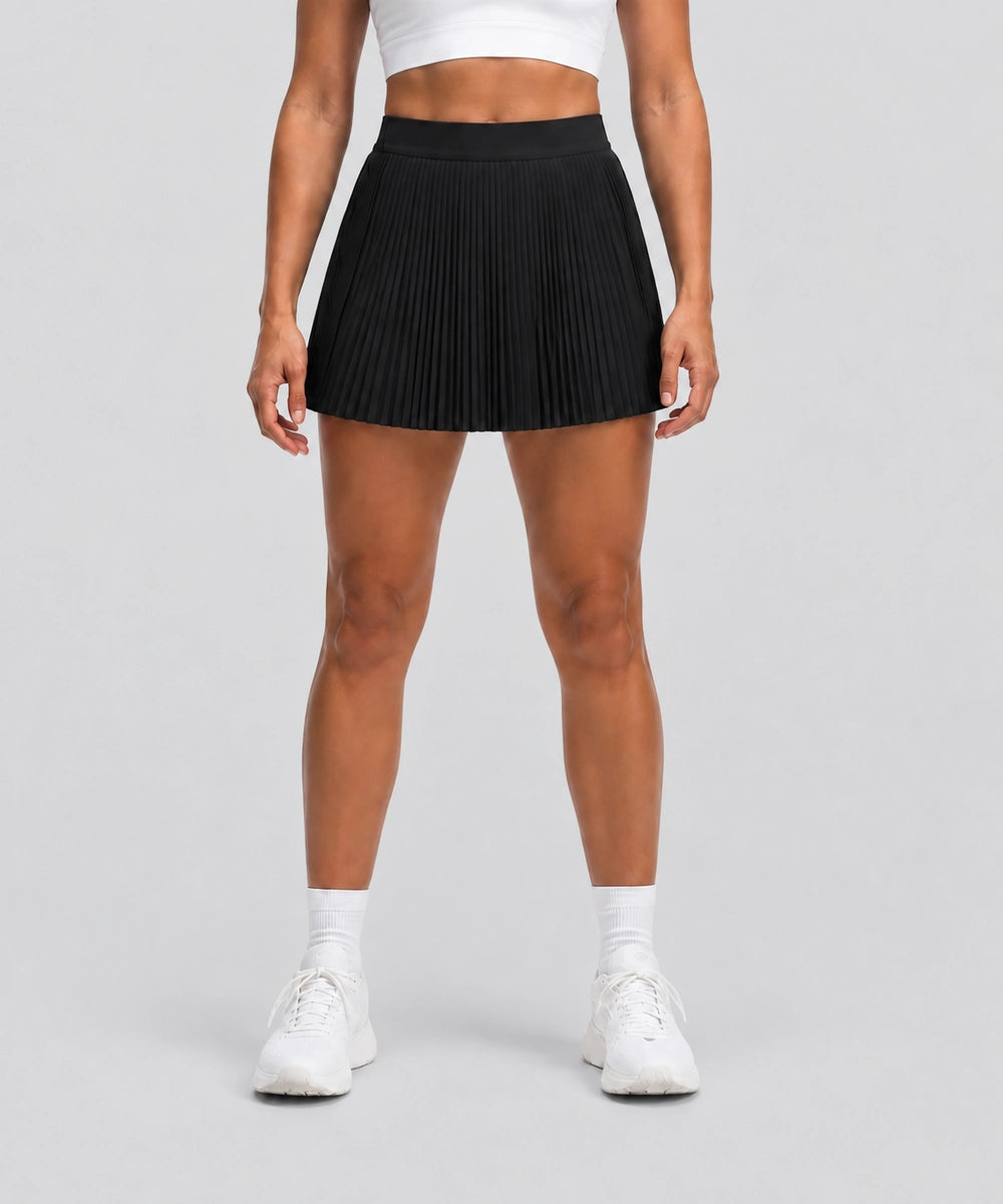 Avensai AeroPleat Tennis Skirt - Black