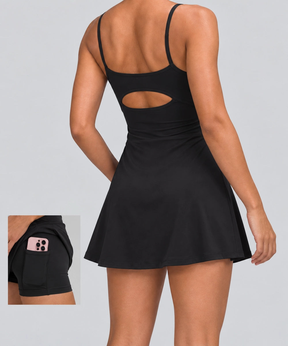 Avensai Sculpt Court Dress, B/C Cup - Black