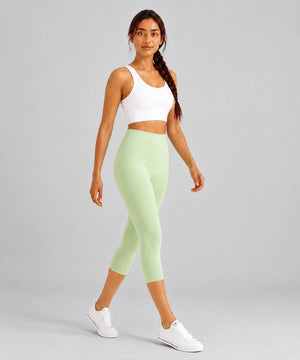 Avensai BareForm Crop Leggings 17" - Kale Green