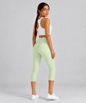 Avensai BareForm Crop Leggings 17" - Kale Green