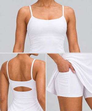 Avensai Sculpt Court Dress, B/C Cup - White