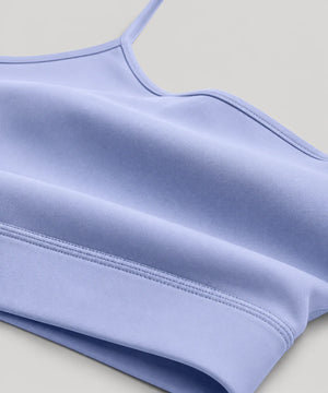 Avensai CloudSoft Y-Back Padded Sports Bra, A/B Cup, Purple - Light Purple
