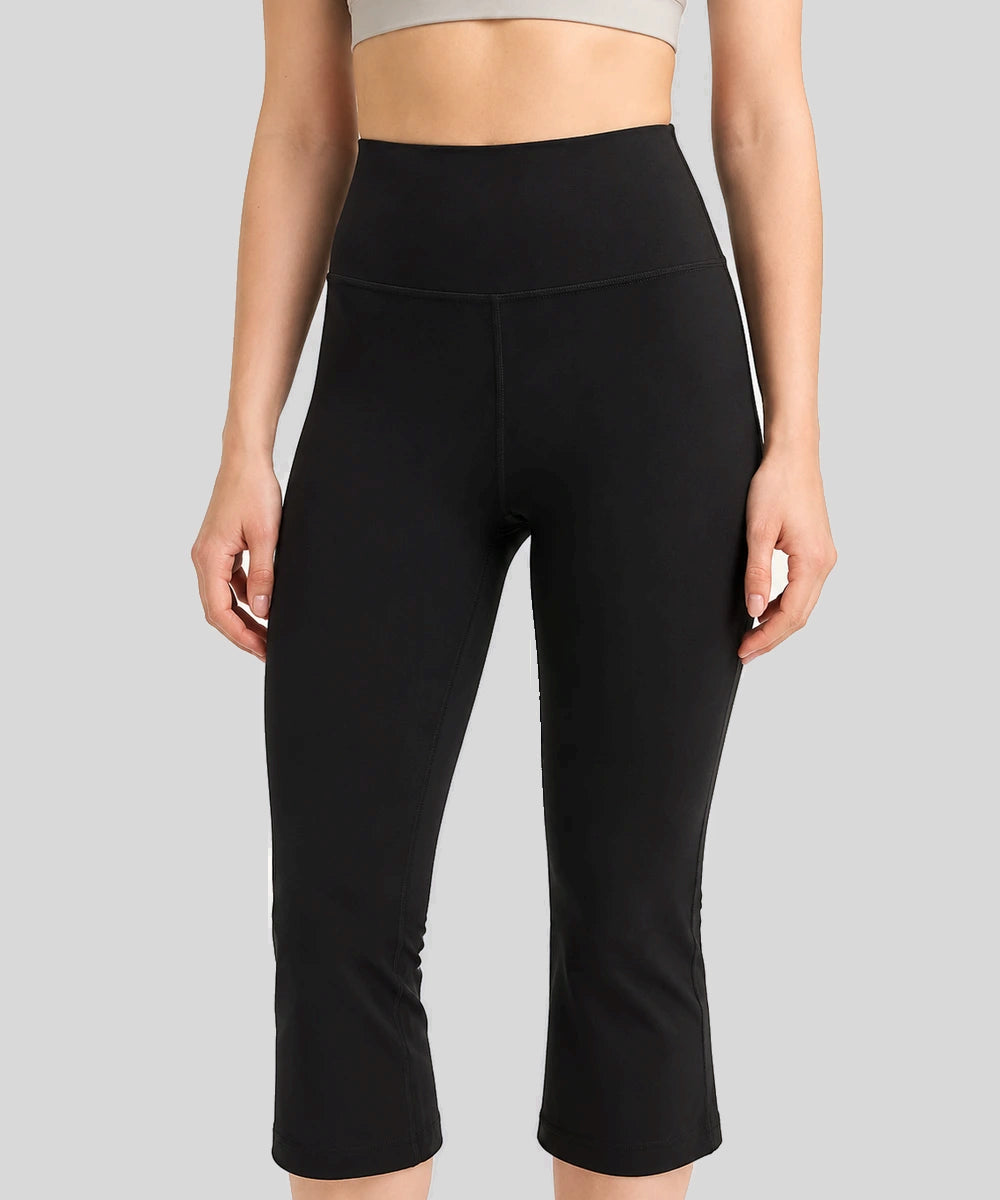 Avensai Softform High-Rise Kick-Flare Leggings, 23″ - Black