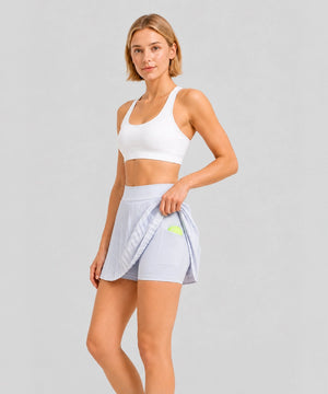 Avensai AeroPleat Tennis Skirt - Starch Blue