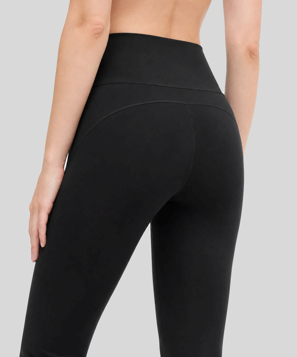 Avensai Softform High-Rise Kick-Flare Leggings, 23″ - Black