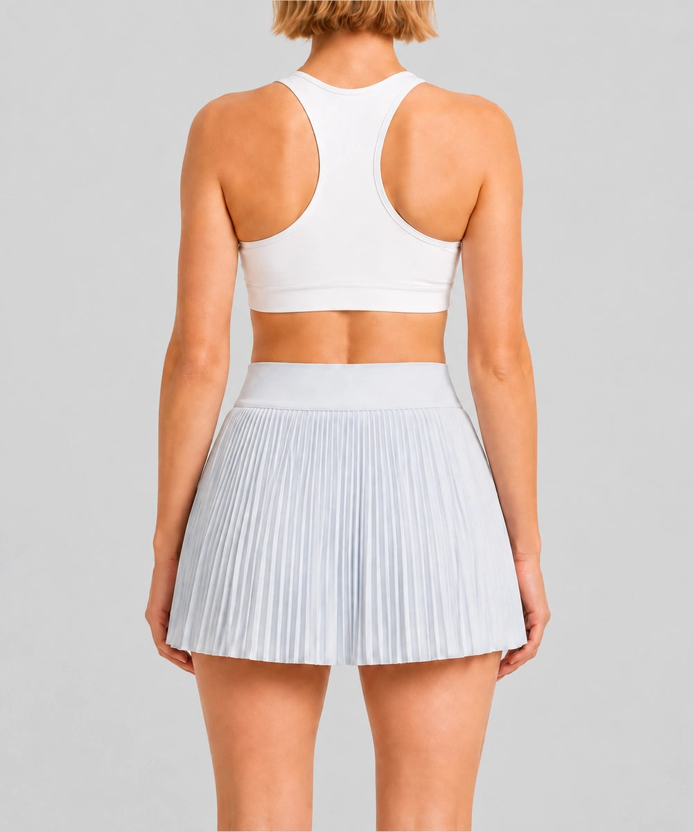 Avensai AeroPleat Tennis Skirt - Starch Blue