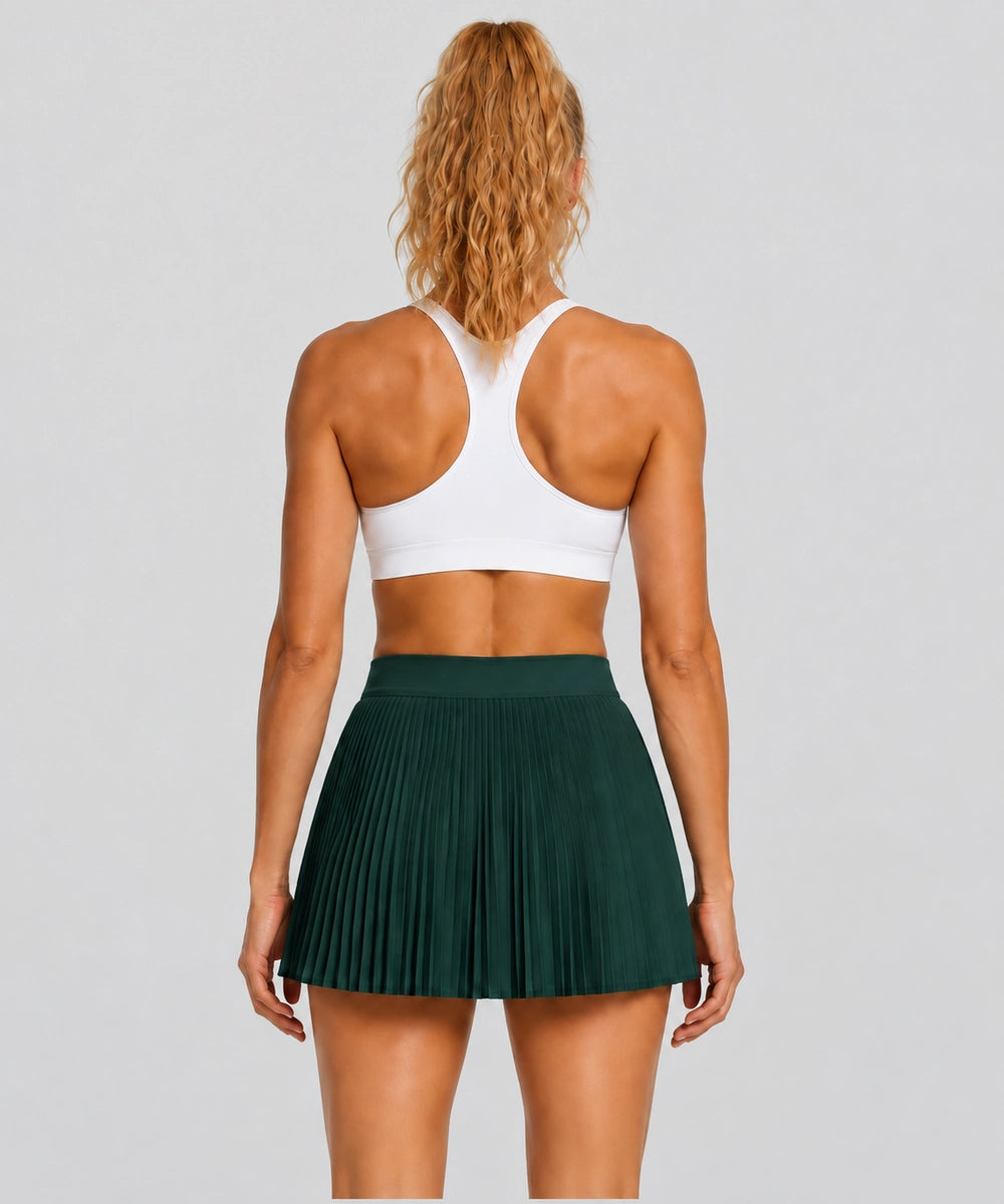 Avensai AeroPleat Tennis Skirt - Rainforest Green