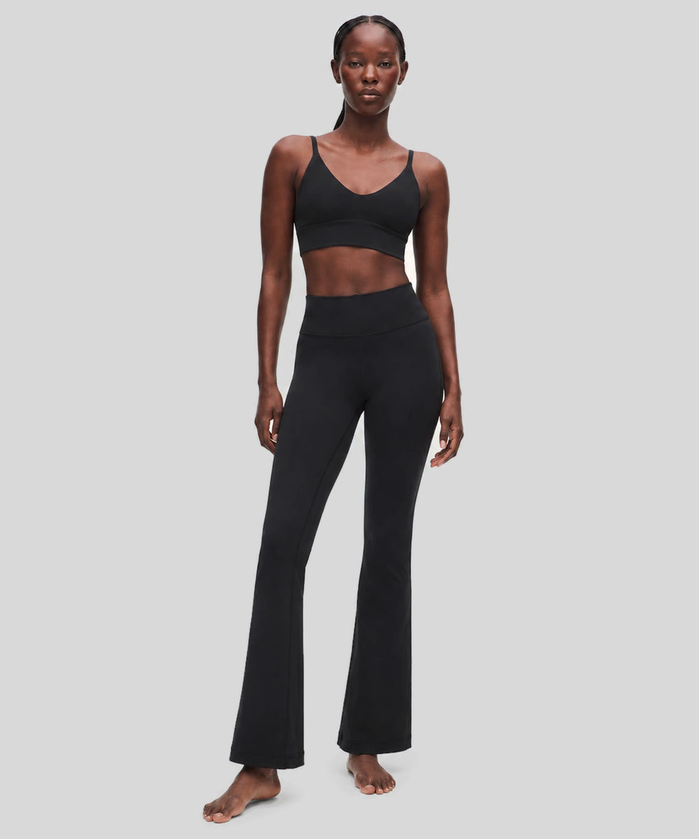 Avensai Curve-Sculpt High-Rise Flare Leggings, 30″ - Black
