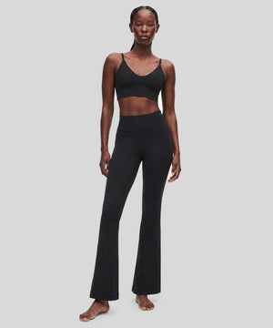 Avensai Curve-Sculpt High-Rise Flare Leggings, 30″ - Black