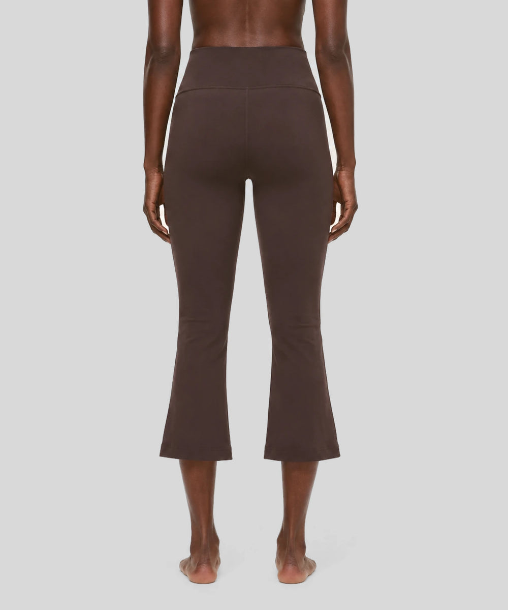 Avensai Softform High-Rise Kick-Flare Leggings, 23″ - Brown