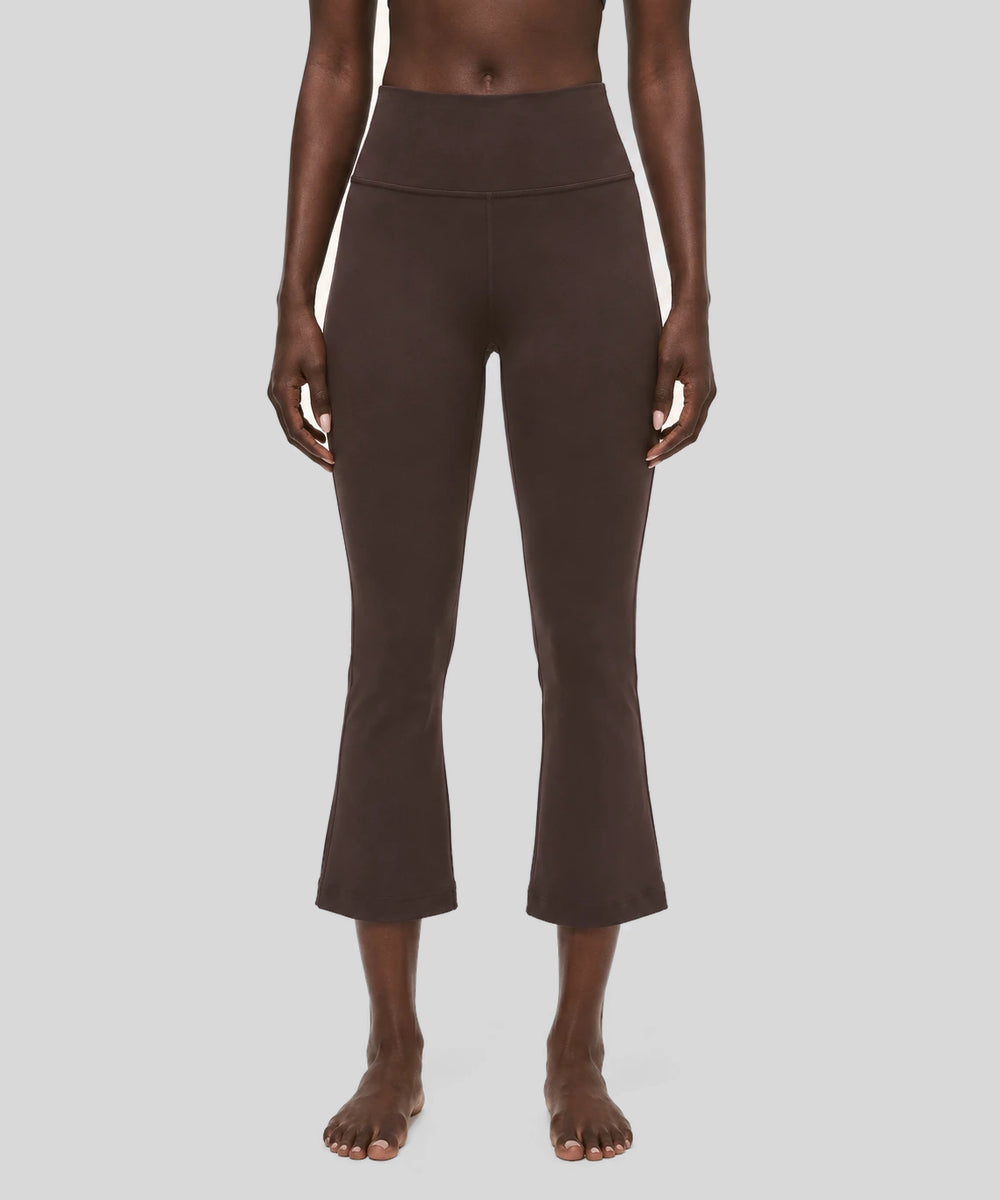 Avensai Softform High-Rise Kick-Flare Leggings, 23″ - Brown