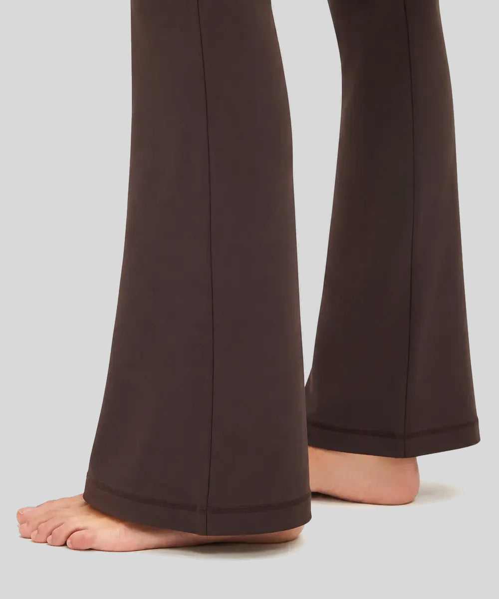 Avensai Curve-Sculpt High-Rise Flare Leggings, 30″ - Brown