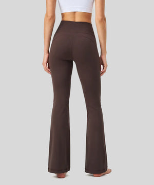 Avensai Curve-Sculpt High-Rise Flare Leggings, 30″ - Brown