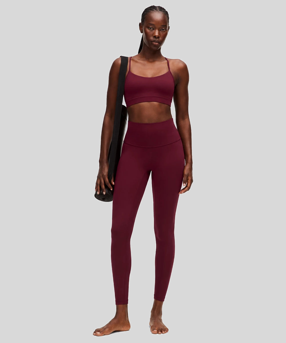 Avensai BareForm High-Rise Leggings 25", Original - Red Merlot