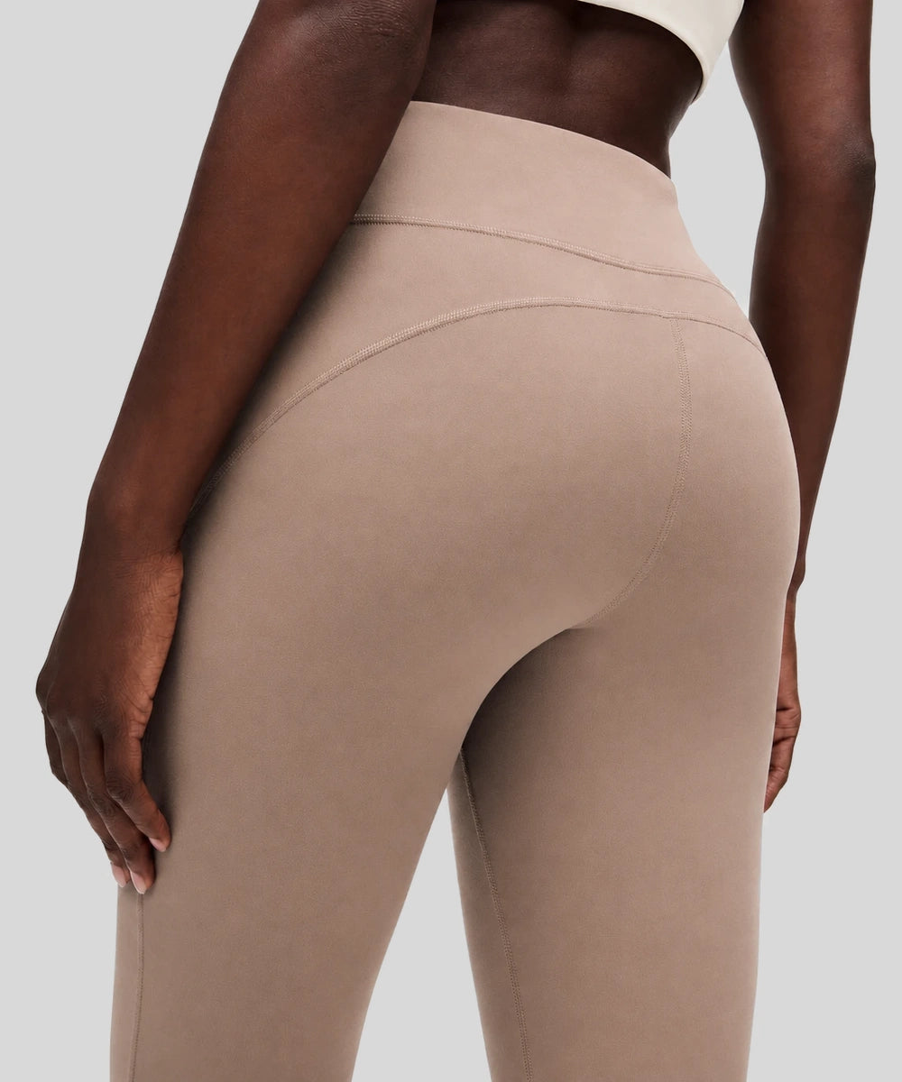 Avensai Curve-Sculpt High-Rise Flare Leggings, 30″ - Light Brown