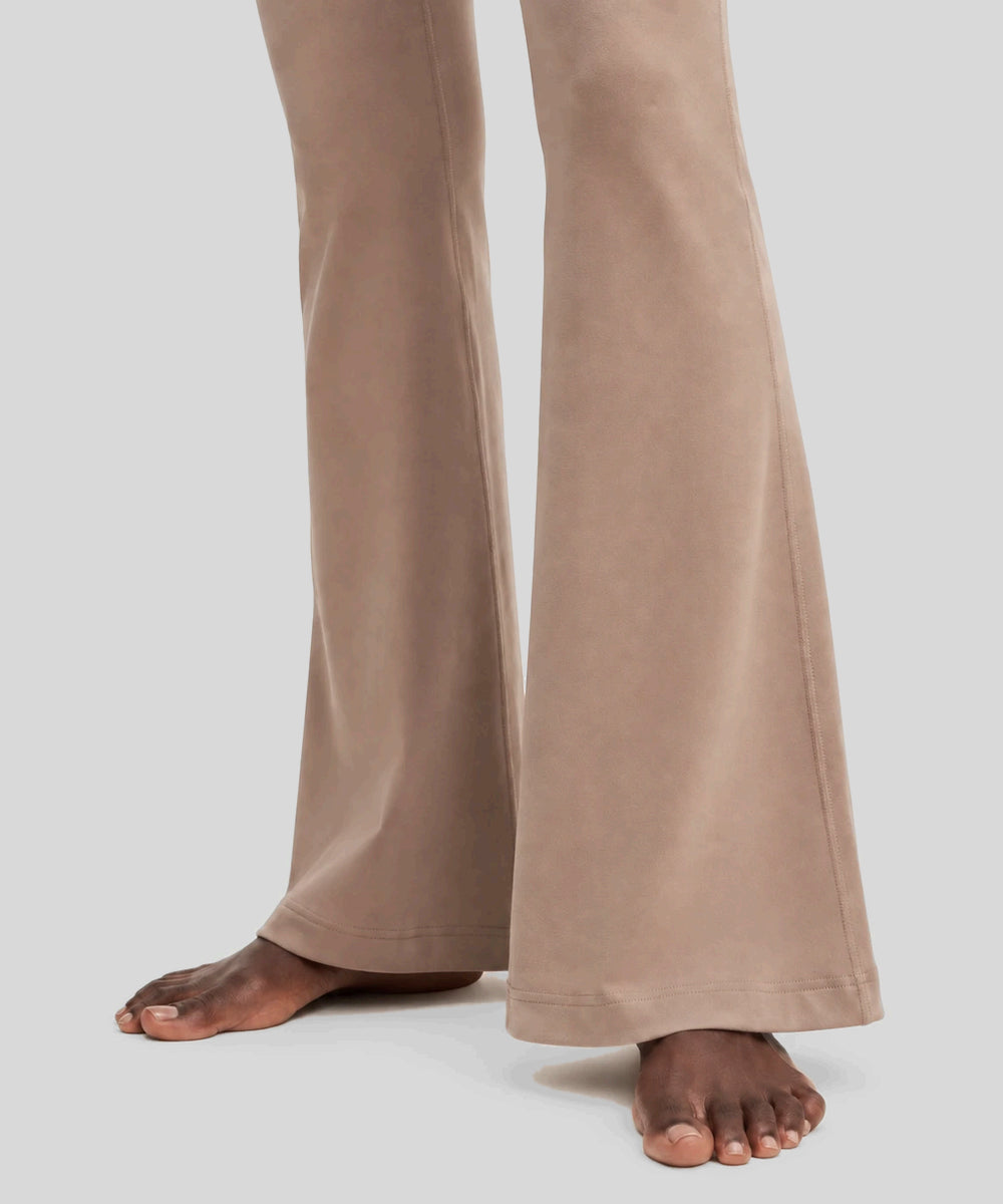 Avensai Curve-Sculpt High-Rise Flare Leggings, 30″ - Light Brown