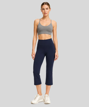 Avensai Softform High-Rise Kick-Flare Leggings, 23″ - Navy Blue