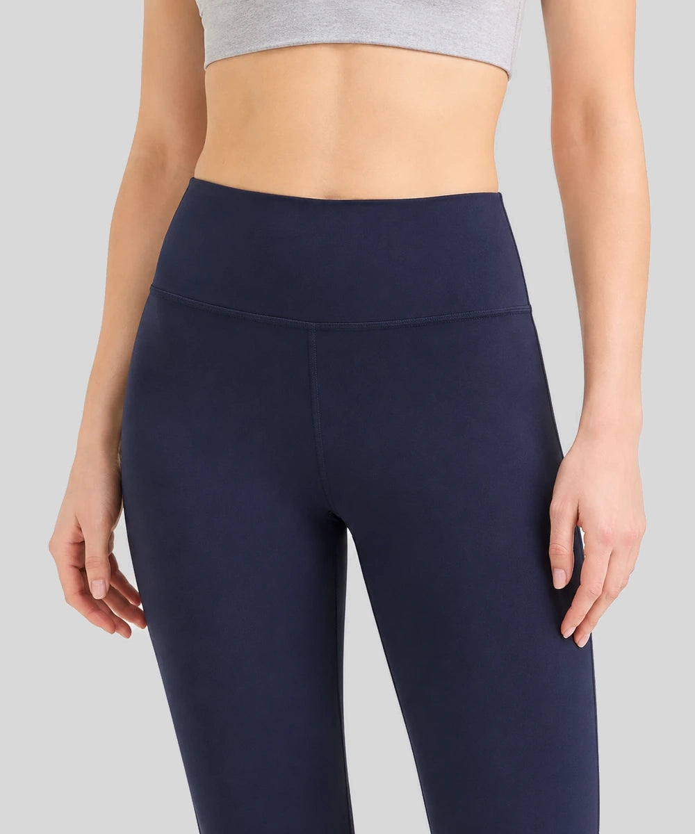 Avensai Softform High-Rise Kick-Flare Leggings, 23″ - Navy Blue