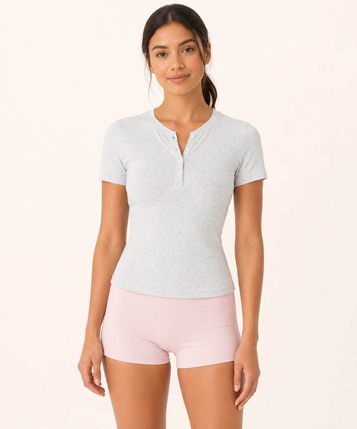 Avensai ModalSoft Henley Workout Tee